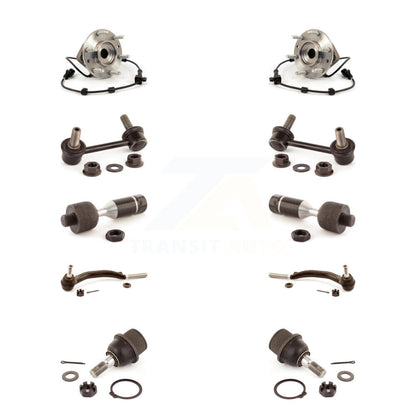 Bearing Lower Ball Joint Outer Inner Tie Rod Link Front Kit (10Pc) For Chevrolet