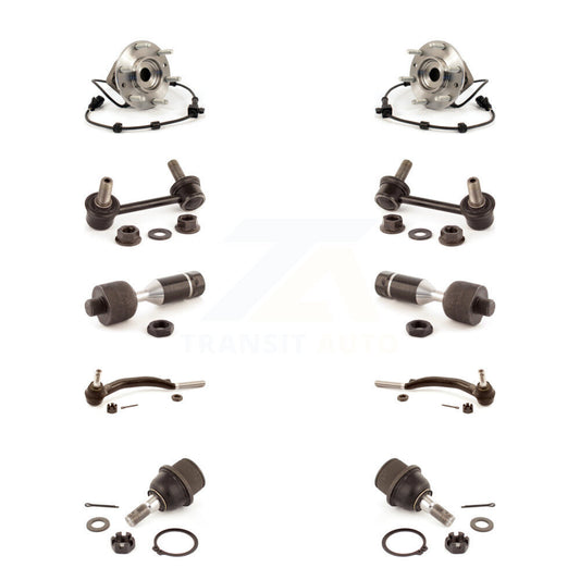 Bearing Lower Ball Joint Outer Inner Tie Rod Link Front Kit (10Pc) For Chevrolet