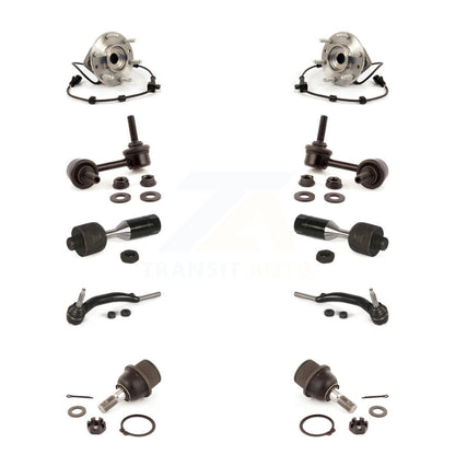 Bearing Lower Ball Joint Outer Inner Tie Rod Link Front Kit (10Pc) For GMC Envoy