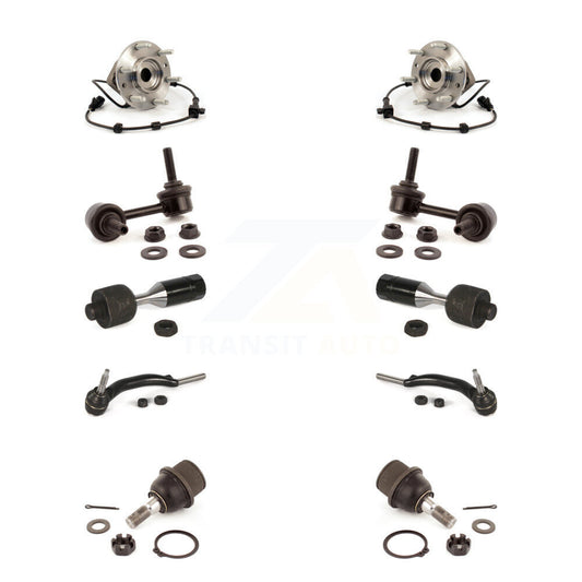 Bearing Lower Ball Joint Outer Inner Tie Rod Link Front Kit (10Pc) For GMC Envoy
