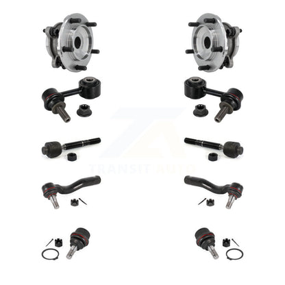 Bearing Lower Ball Joint Outer Inner Tie Rod & Link Front Kit (10Pc) For Toyota