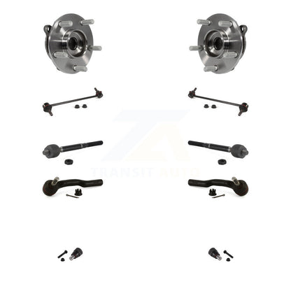 Bearing Lower Ball Joint Outer Inner Tie Rod & Link Front Kit (10Pc) For Mazda 3