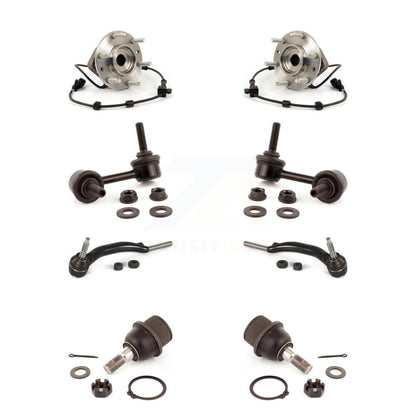 Bearing Lower Ball Joint Outer Tie Rod Link Front Kit (8Pc) For GMC Envoy XL EXT