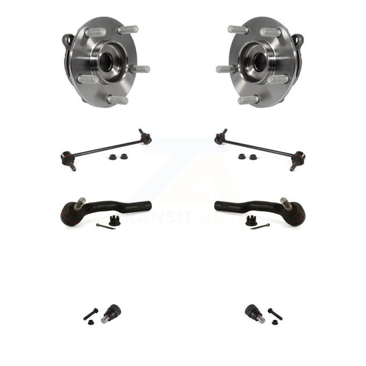 Bearing Lower Ball Joint Outer Tie Rod & Link Front Kit (8Pc) For Mazda 3 Sport