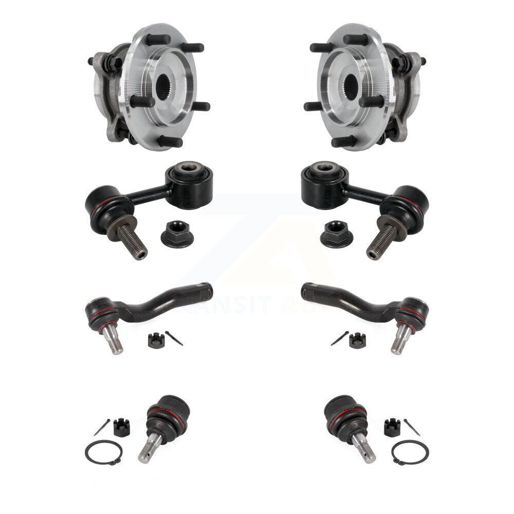 Bearing Lower Ball Joint Outer Tie Rod & Link Front Kit (8Pc) For Toyota Tundra