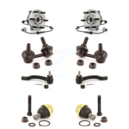 Bearing Lower Ball Joint Outer Tie Rod Link Front Kit (8Pc) For Nissan Frontier