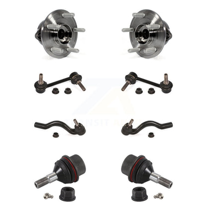 Bearing Lower Ball Joint Outer Tie Rod Link Front Kit (8Pc) For Jeep Grand Dodge