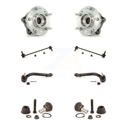 Bearing Lower Ball Joint Outer Tie Rod Link Front Kit (8Pc) For Hyundai Santa Fe