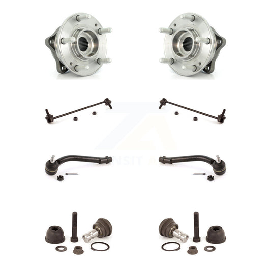 Bearing Lower Ball Joint Outer Tie Rod Link Front Kit (8Pc) For Hyundai Santa Fe