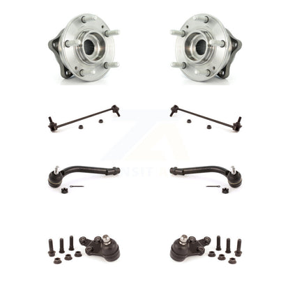Bearing Lower Ball Joint Outer Tie Rod Link Front Kit (8Pc) For Hyundai Veracruz