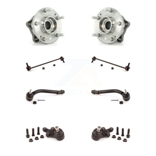Bearing Lower Ball Joint Outer Tie Rod Link Front Kit (8Pc) For Hyundai Veracruz