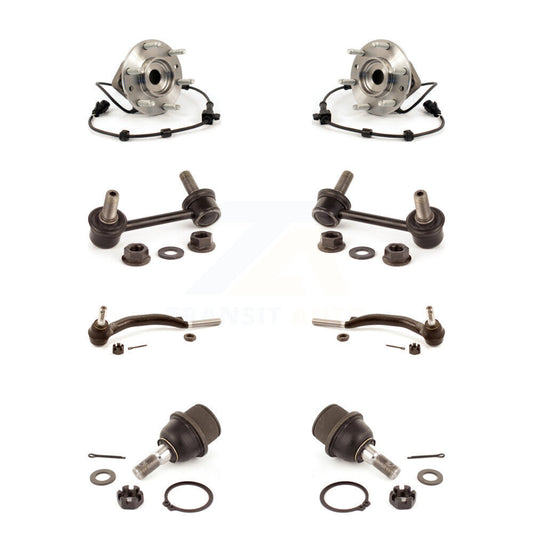 Bearing Lower Ball Joint Outer Tie Rod Link Front Kit (8Pc) For Chevrolet GMC XL