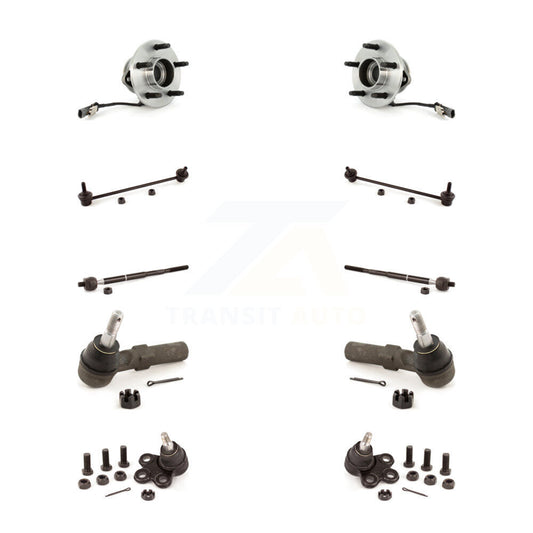 Bearing Lower Ball Joint Outer Inner Tie Rod Link Front Kit (10Pc) For Chevrolet