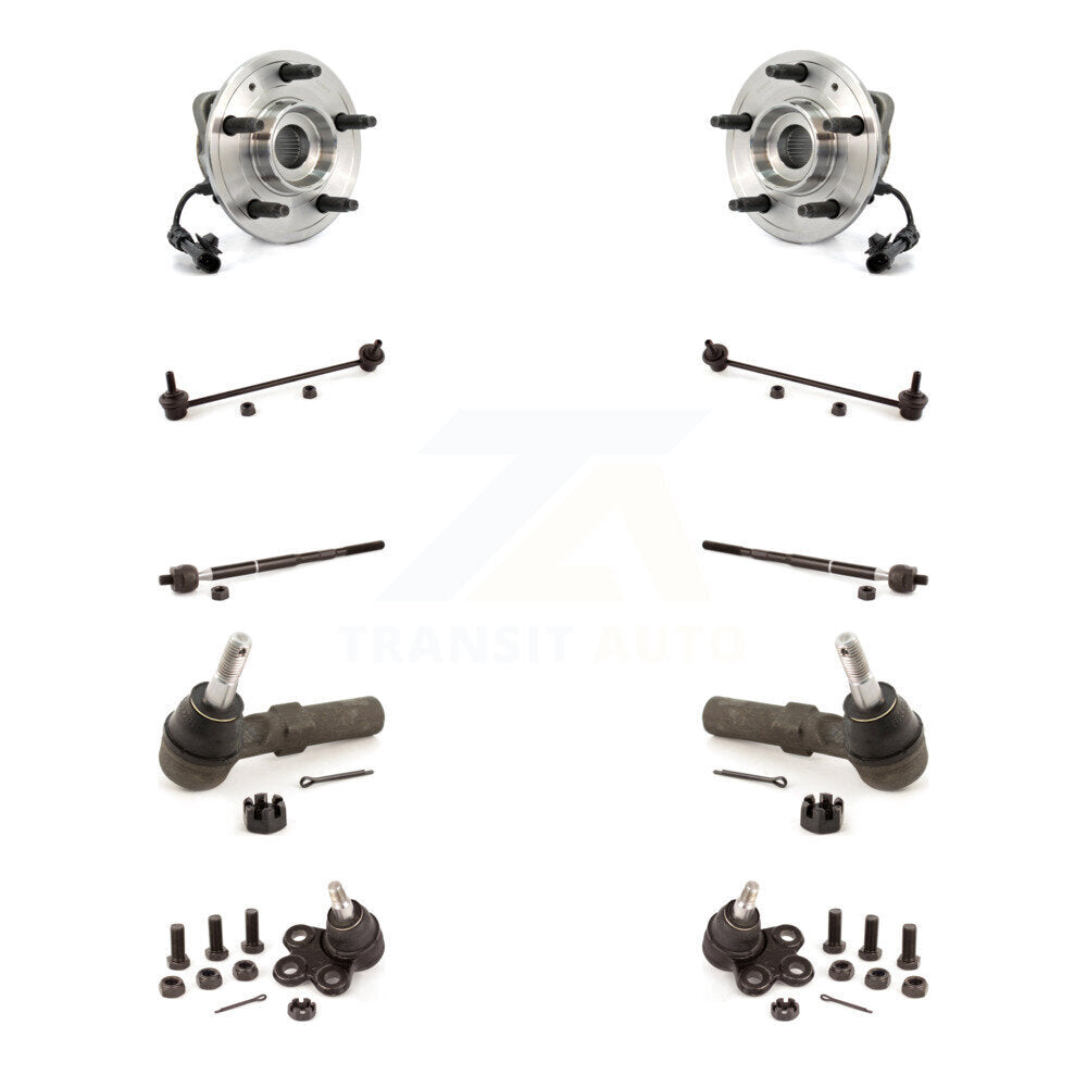 Bearing Lower Ball Joint Outer Inner Tie Rod Link Front Kit (10Pc) For Chevrolet