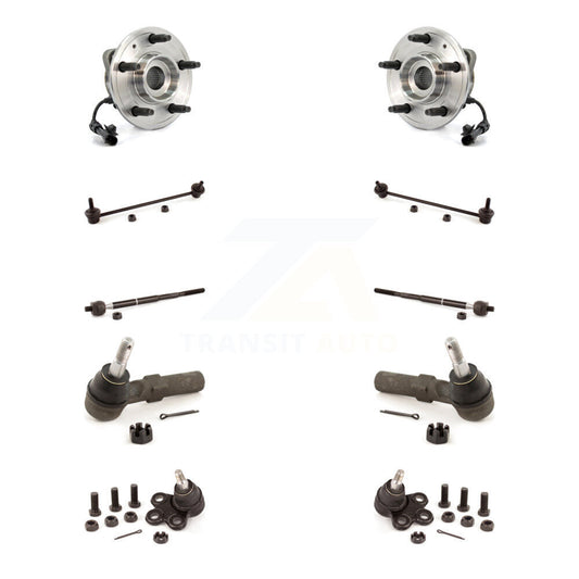 Bearing Lower Ball Joint Outer Inner Tie Rod Link Front Kit (10Pc) For Chevrolet