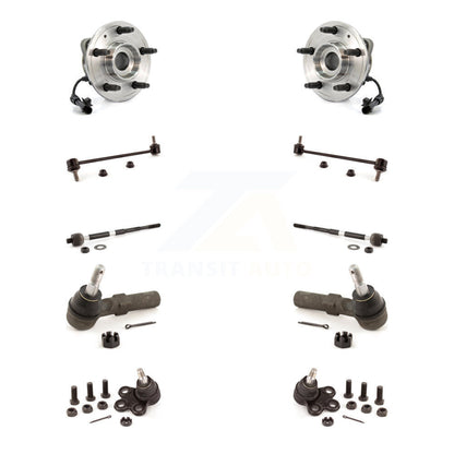 Bearing Lower Ball Joint Outer Inner Tie Rod Link Front Kit (10Pc) For Chevrolet