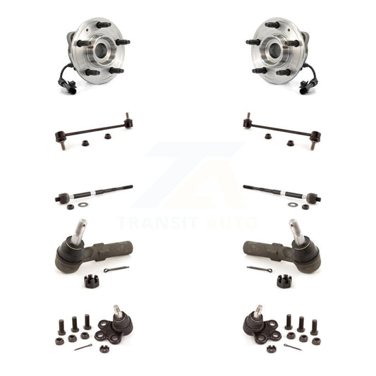 Bearing Lower Ball Joint Outer Inner Tie Rod Link Front Kit (10Pc) For Chevrolet