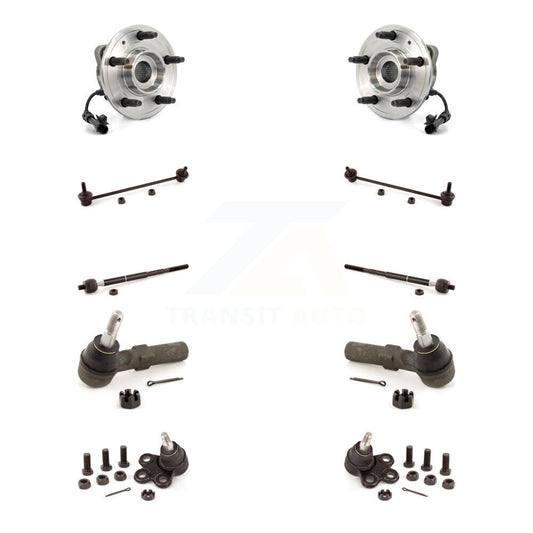 Bearing Lower Ball Joint Outer Inner Tie Rod Link Front Kit (10Pc) For Chevrolet