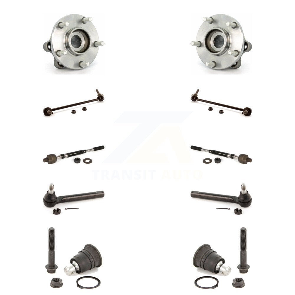 Bearing Lower Ball Joint Outer Inner Tie Rod & Link Front Kit For Nissan Murano