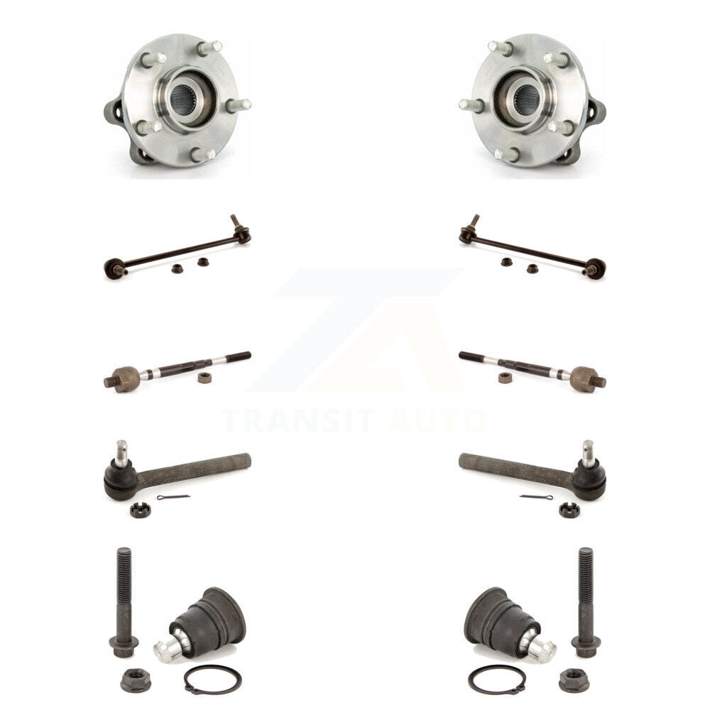 Bearing Lower Ball Joint Outer Inner Tie Rod & Link Front Kit For Nissan Murano