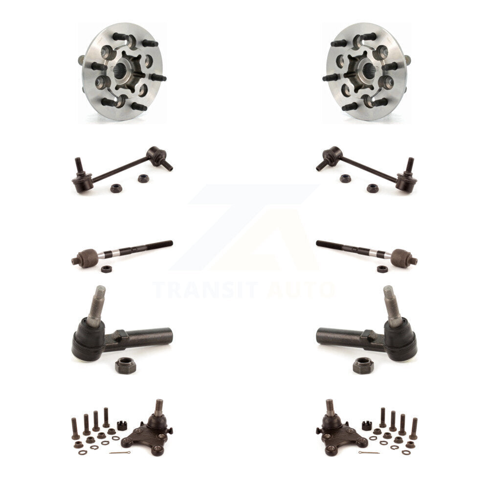 Bearing Lower Ball Joint Outer Inner Tie Rod Link Front Kit (10Pc) For Chevrolet