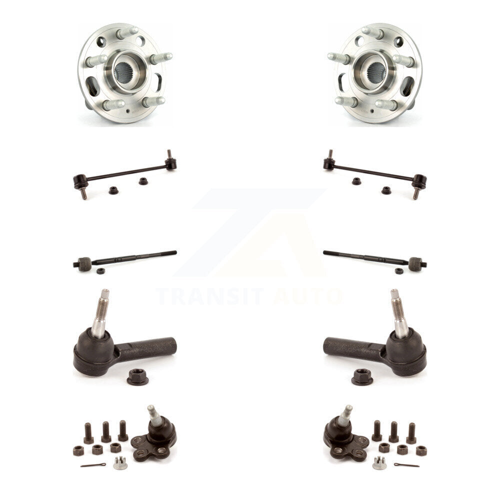 Bearing Lower Ball Joint Outer Inner Tie Rod Link Front Kit (10Pc) For Chevrolet