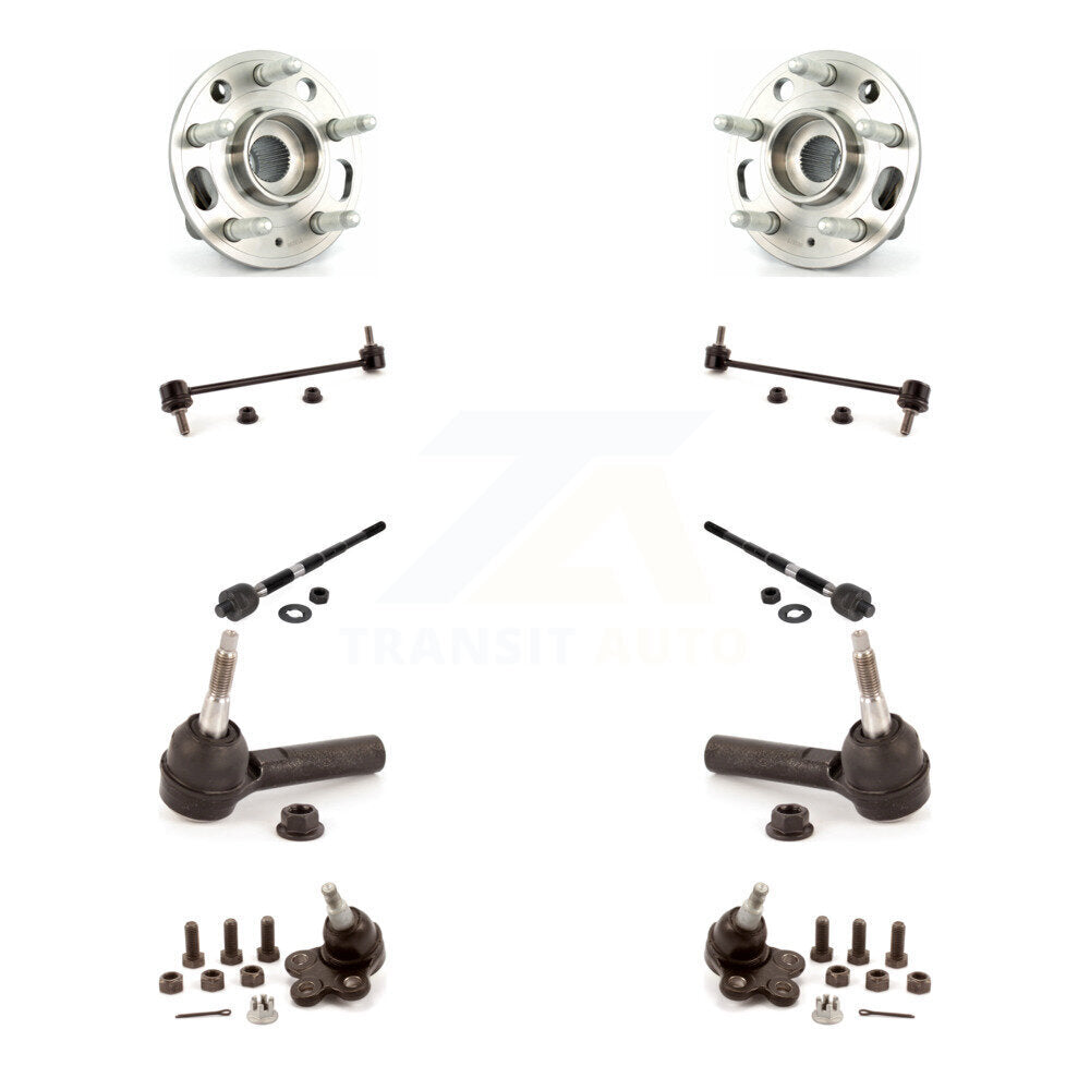 Bearing Lower Ball Joint Outer Inner Tie Rod Link Front Kit (10Pc) For Chevrolet