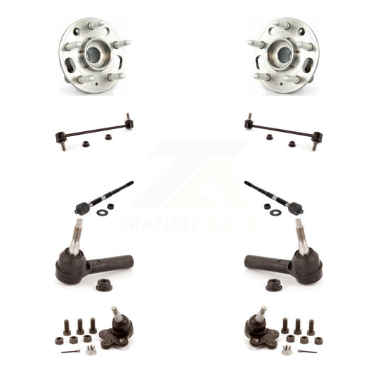 Bearing Lower Ball Joint Outer Inner Tie Rod Link Front Kit (10Pc) For Chevrolet