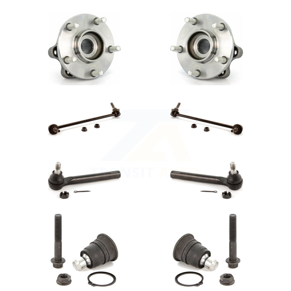 Bearing Lower Ball Joint Outer Tie Rod & Link Front Kit (8Pc) For Nissan Murano