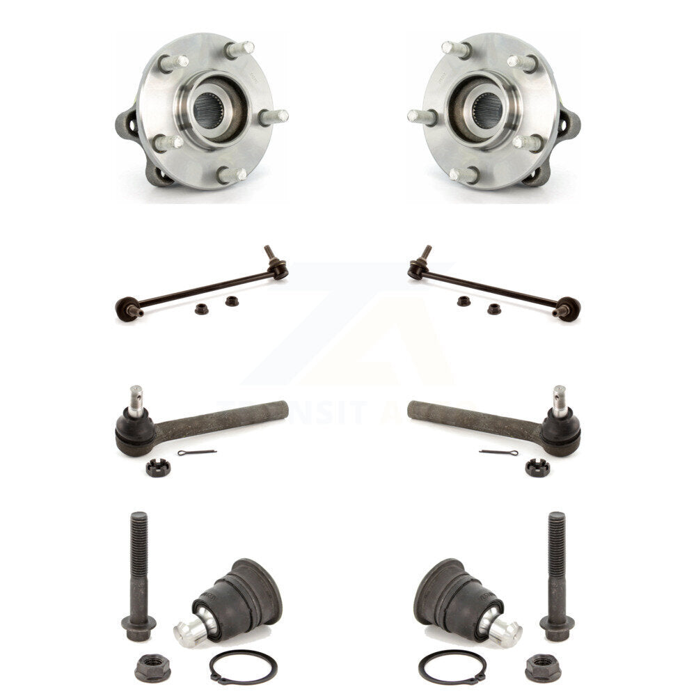 Bearing Lower Ball Joint Outer Tie Rod & Link Front Kit (8Pc) For Nissan Murano