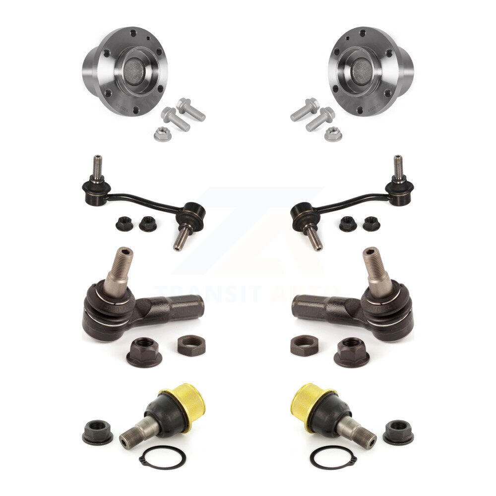 Bearing Lower Ball Joint Outer Tie Rod & Link Front Kit (8Pc) For Mercedes-Benz
