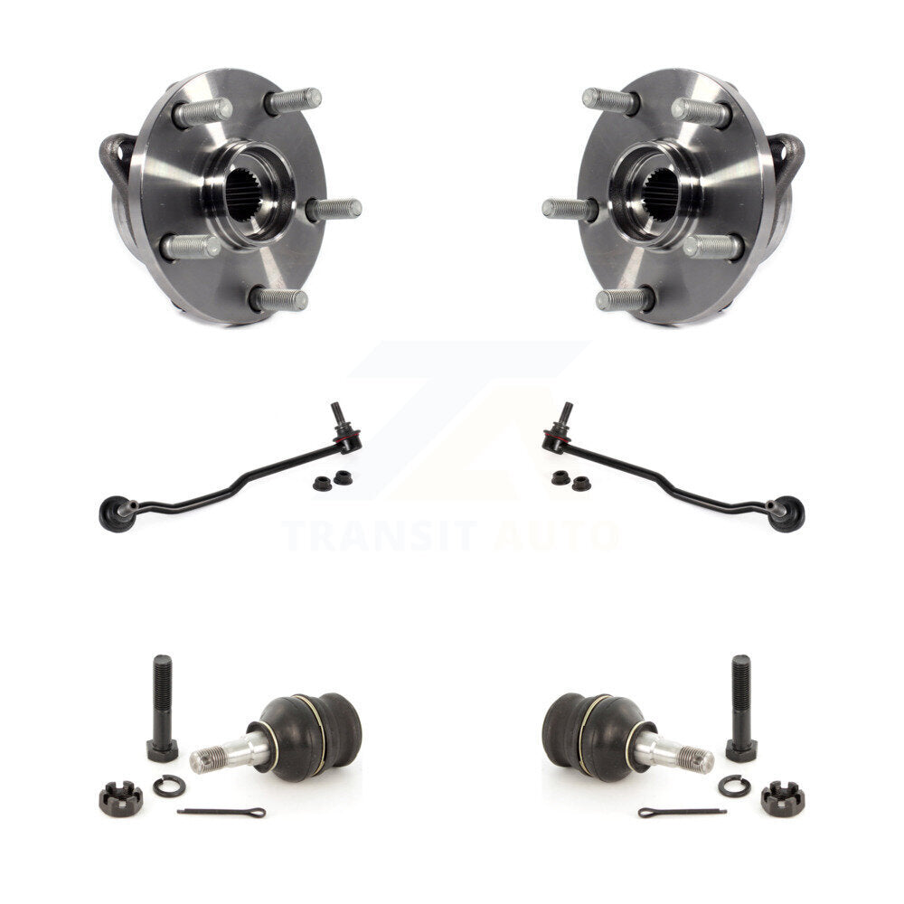 Hub Bearing Lower Ball Joint Link Front Kit For 2015-2019 Subaru Outback Legacy