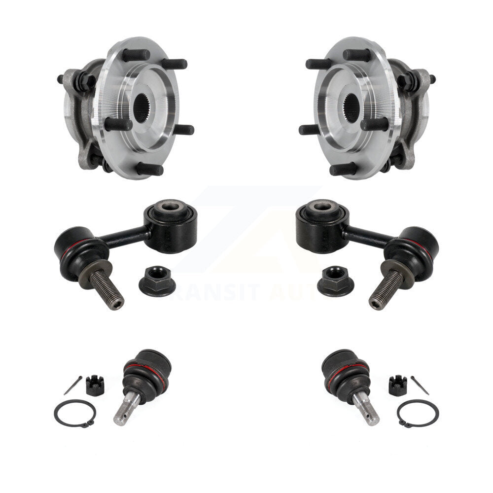 Bearing Lower Ball Joint & Sway Bar Link Front Kit For Toyota Tundra Sequoia 4WD