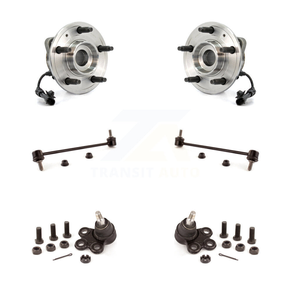 Bearing Lower Ball Joint & Link Front Kit For Chevrolet Equinox Pontiac Torrent