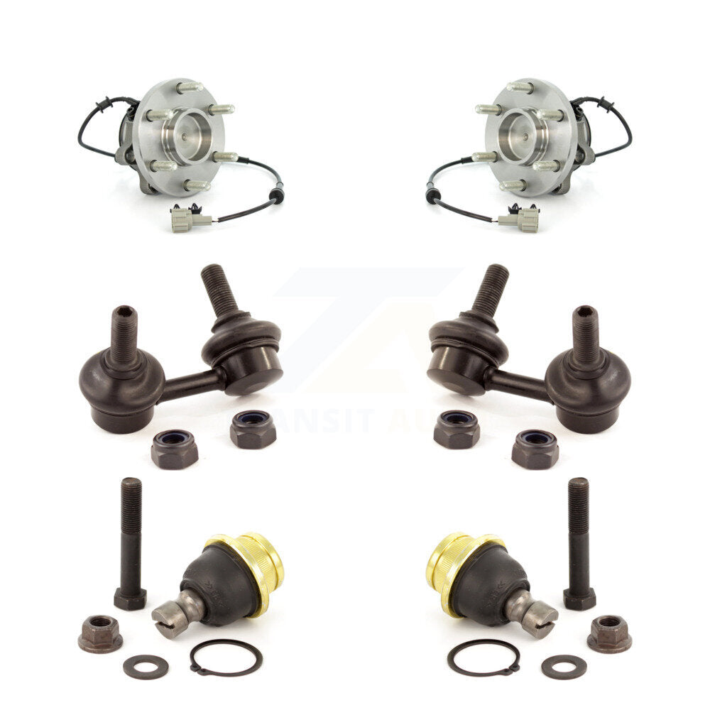 Bearing Lower Ball Joint & Link Front Kit For Nissan Frontier Pathfinder Xterra