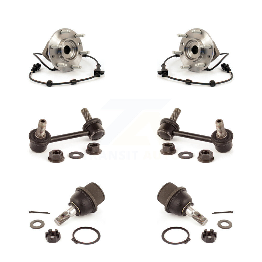 Bearing Lower Ball Joint & Link Front Kit For Chevrolet GMC Trailblazer Envoy XL