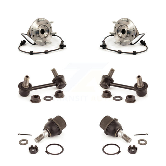 Bearing Lower Ball Joint & Link Front Kit For Chevrolet GMC Trailblazer Envoy XL