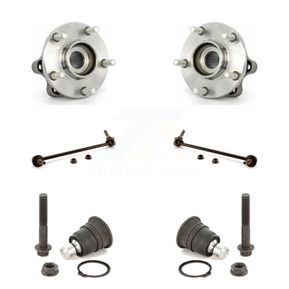 Hub Bearing Lower Ball Joint And Sway Bar Link Front Kit For Nissan Murano Quest