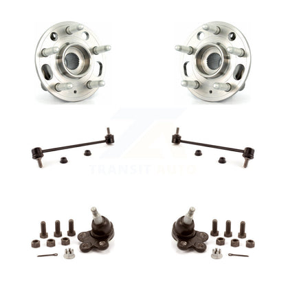 Hub Bearing Lower Ball Joint & Link Front Kit For Chevrolet Equinox GMC Terrain