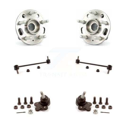 Hub Bearing Lower Ball Joint & Link Front Kit For Chevrolet Equinox GMC Terrain