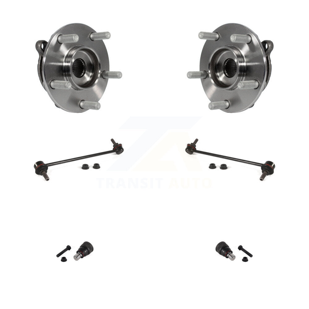 Bearing Lower Ball Joint & Sway Bar Stabilizer Link Front Kit For Mazda 3 Sport