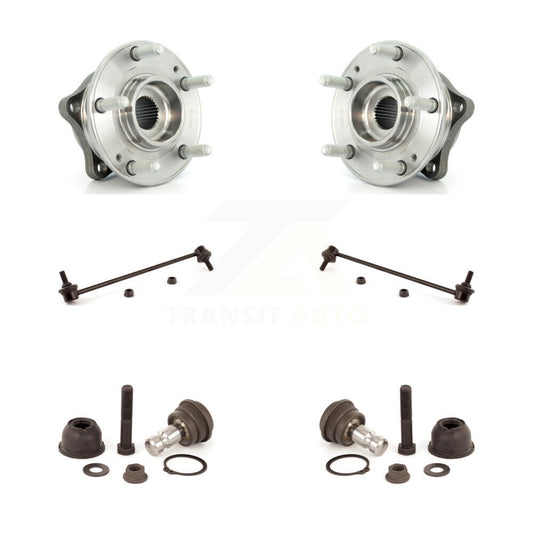Hub Bearing Lower Ball Joint And Link Front Kit For Hyundai Santa Fe Kia Sorento