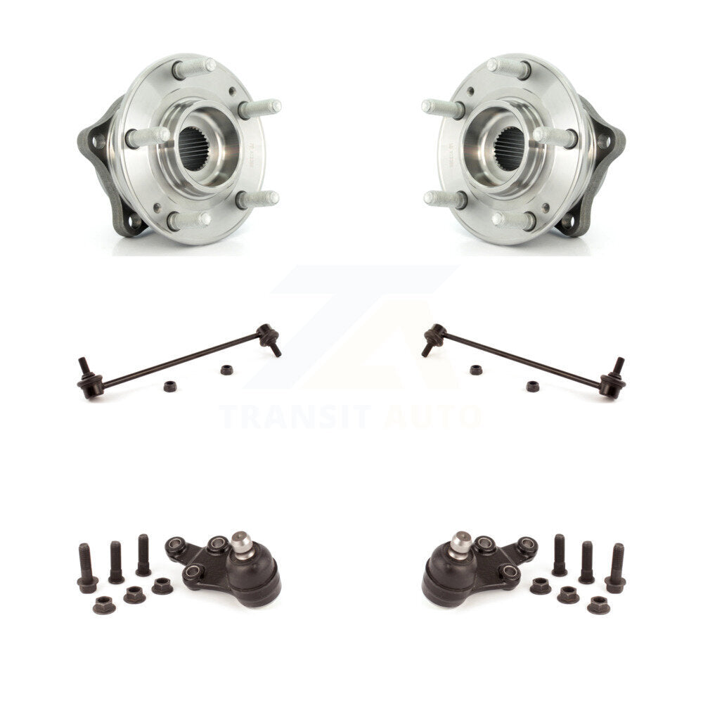 Bearing Lower Ball Joint Sway Bar Link Front Kit For 2007-2012 Hyundai Veracruz