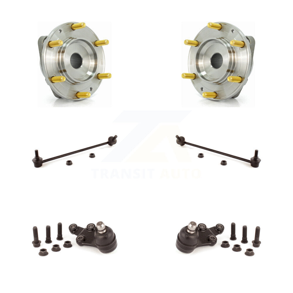 Hub Bearing Lower Ball Joint And Link Front Kit For Kia Sedona Hyundai Entourage