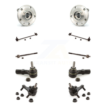 Bearing Lower Ball Joint Outer Inner Tie Rod Link Front Kit (10Pc) For Jetta GTI