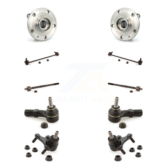 Bearing Lower Ball Joint Outer Inner Tie Rod Link Front Kit (10Pc) For Jetta GTI