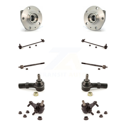 Hub Bearing Lower Ball Joint Outer Inner Tie Rod End Sway Bar Link Front Kit For