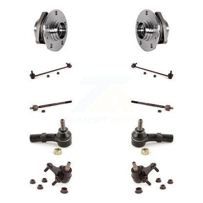 Bearing Lower Ball Joint Outer Inner Tie Rod & Link Front Kit (10Pc) For Audi A3