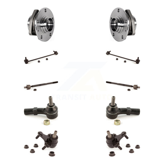 Bearing Lower Ball Joint Outer Inner Tie Rod & Link Front Kit (10Pc) For Audi A3