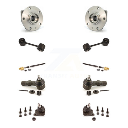 Hub Bearing Lower Ball Joint Outer Inner Tie Rod End Sway Bar Link Front Kit For